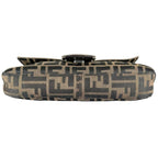 Fendi Zucca Mamma Baguette Handbag Leather Brown — view 4