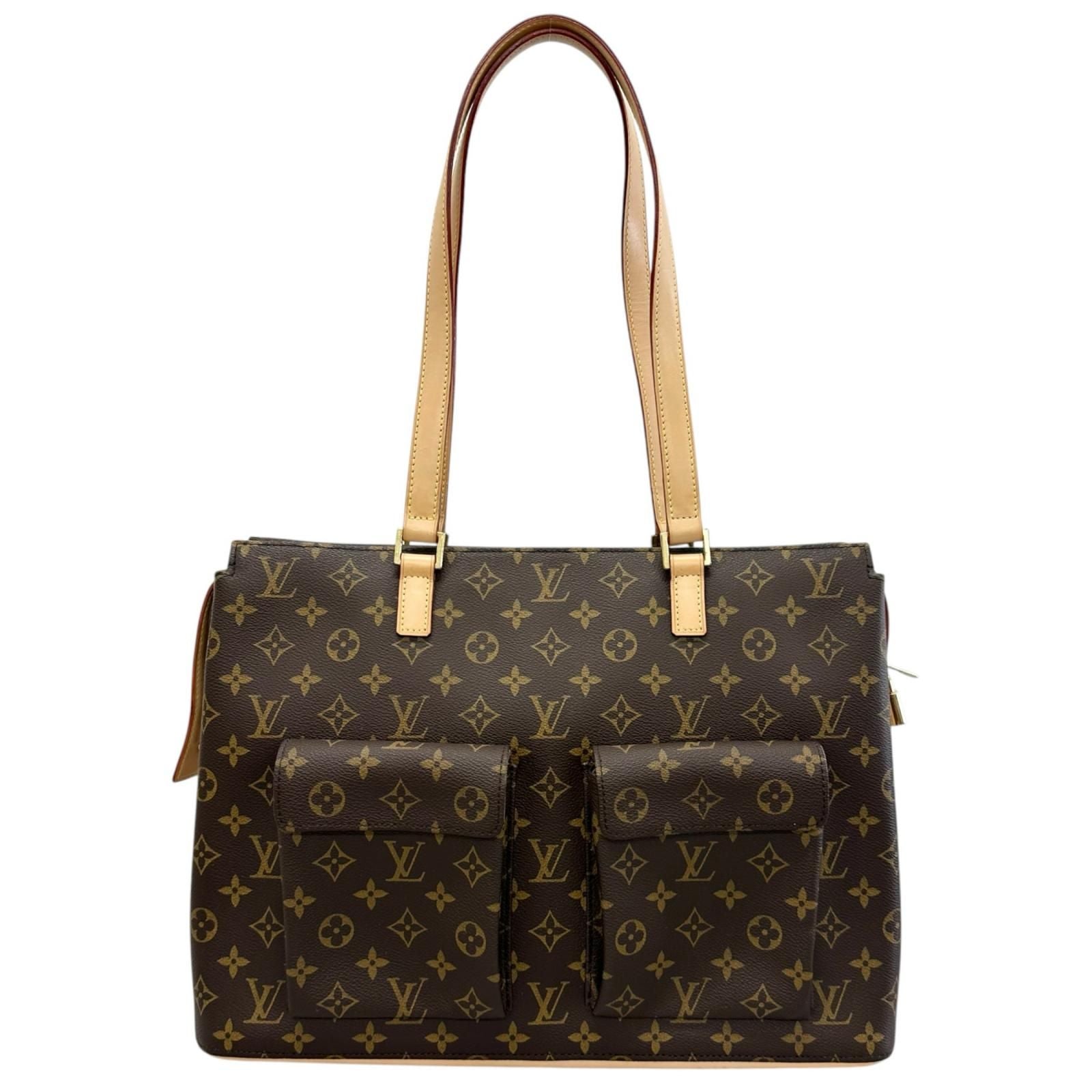 Louis Vuitton Handbag Monogram Canvas Brown