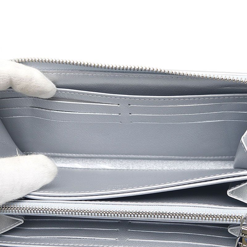 Louis Vuitton LV Ski Cousin Zippy Wallet Silver — view 6