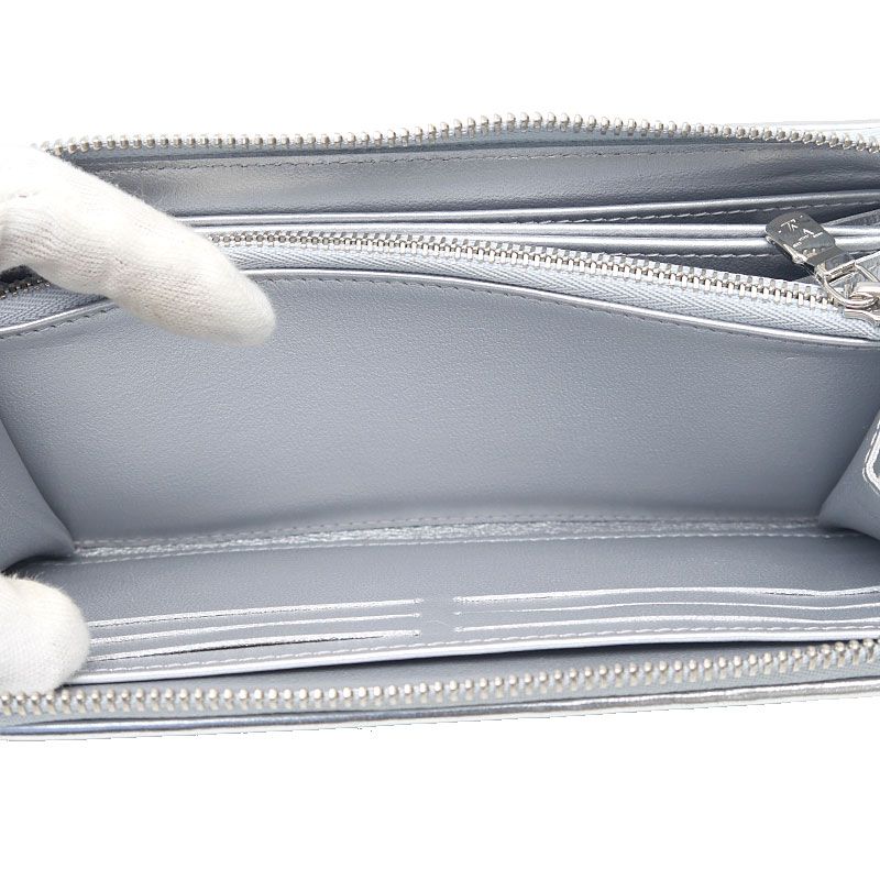 Louis Vuitton LV Ski Cousin Zippy Wallet Silver — view 5