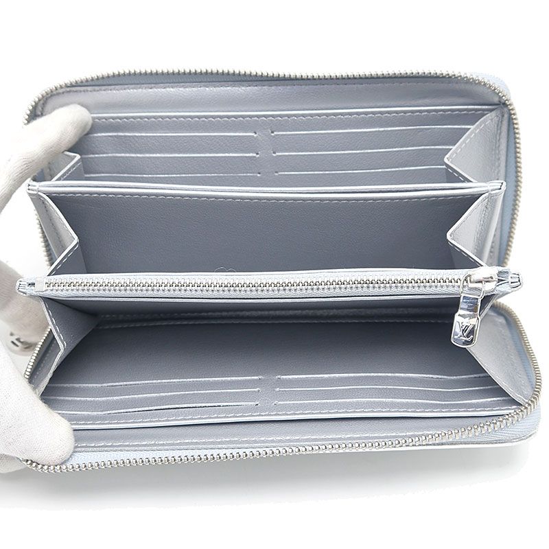 Louis Vuitton LV Ski Cousin Zippy Wallet Silver — view 4
