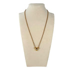 Louis Vuitton Collier Essential Lou Necklace Gold — view 2