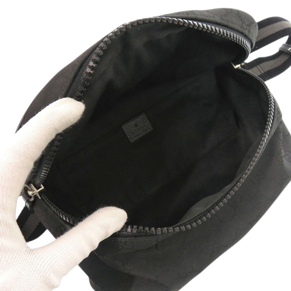 Gucci Belt Bag GG Nylon Black — view 5