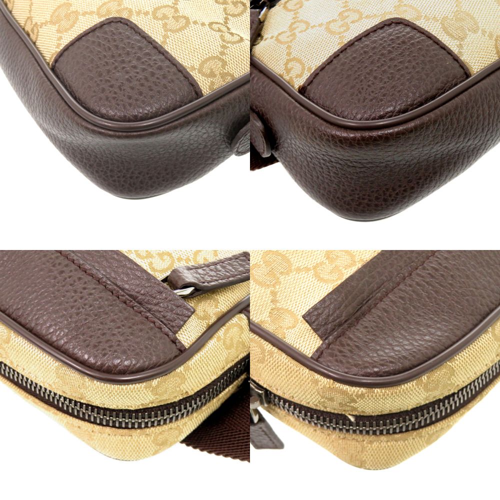 Gucci GG Canvas Beige Brown Belt Bag — view 3