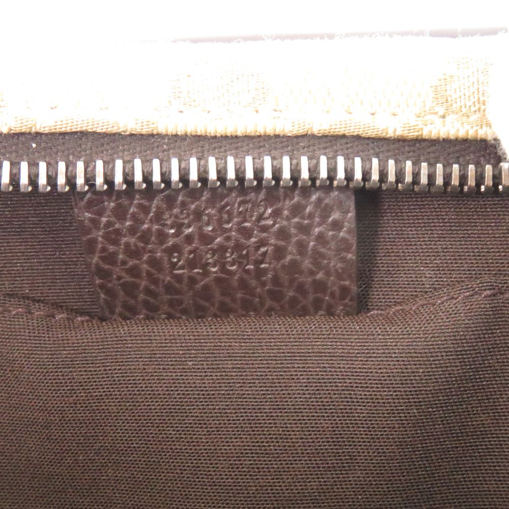 Gucci GG Canvas Beige Brown Belt Bag — view 7