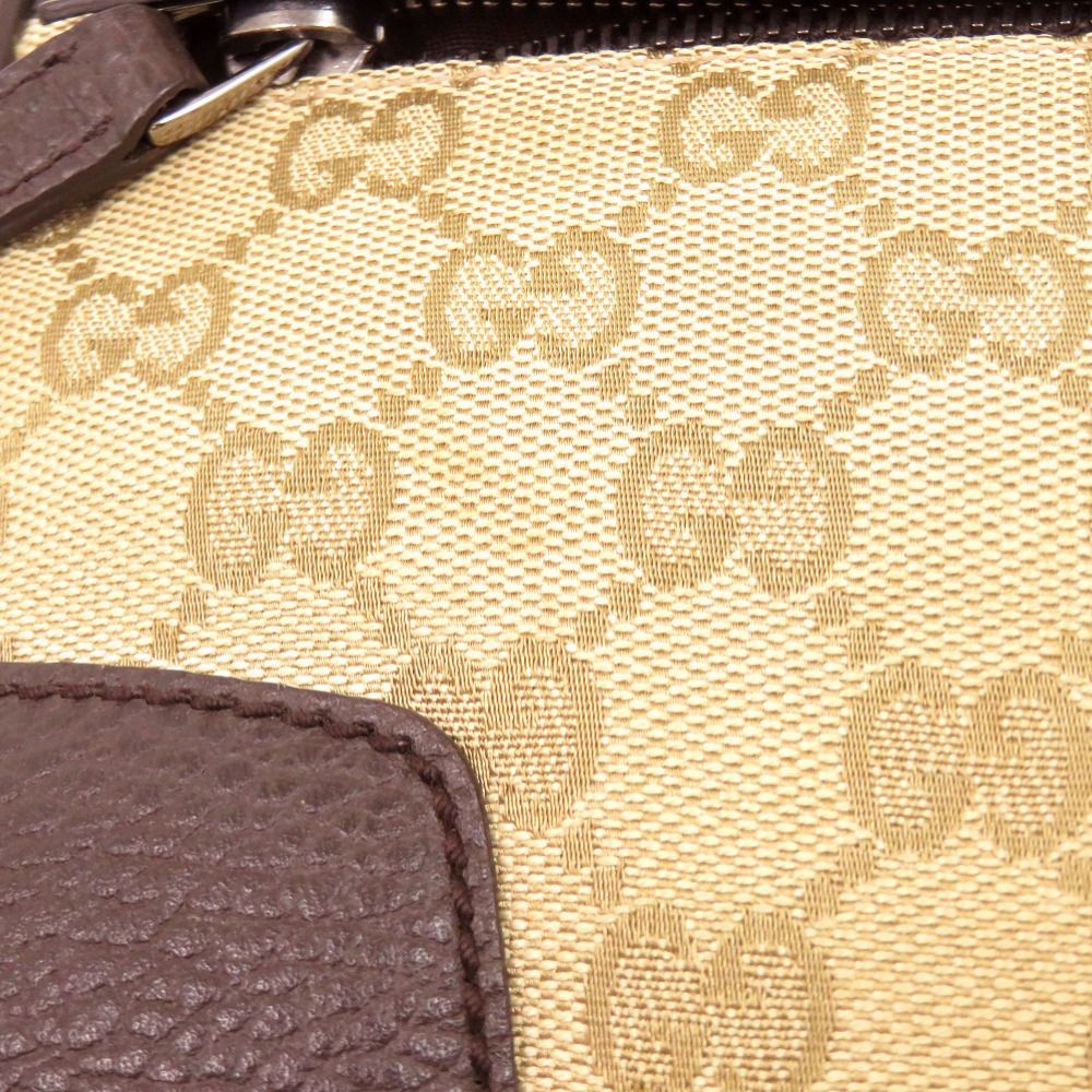 Gucci GG Canvas Beige Brown Belt Bag — view 8