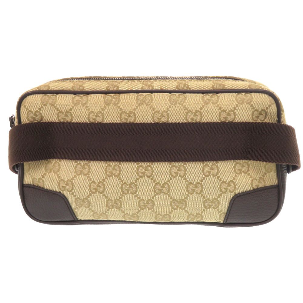 Gucci GG Canvas Beige Brown Belt Bag — view 2