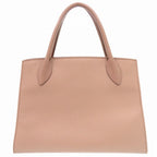 Prada Monochrome Saffiano Leather Pink Beige Handbag — view 2