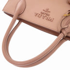 Prada Monochrome Saffiano Leather Pink Beige Handbag — view 7