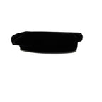 Hermes Beret Rayon Silk Cap Hat Lamb Leather Piping 58 Black — view 5