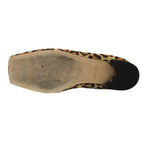 Louis Vuitton Ballet Shoes Shake Line Ballerina Calf Hair Leopard Print Lvlogo — view 3