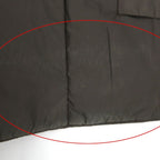 Prada Sports Scarf Nylon Wool Contrast Pocket Rubber Logo Brown — view 7