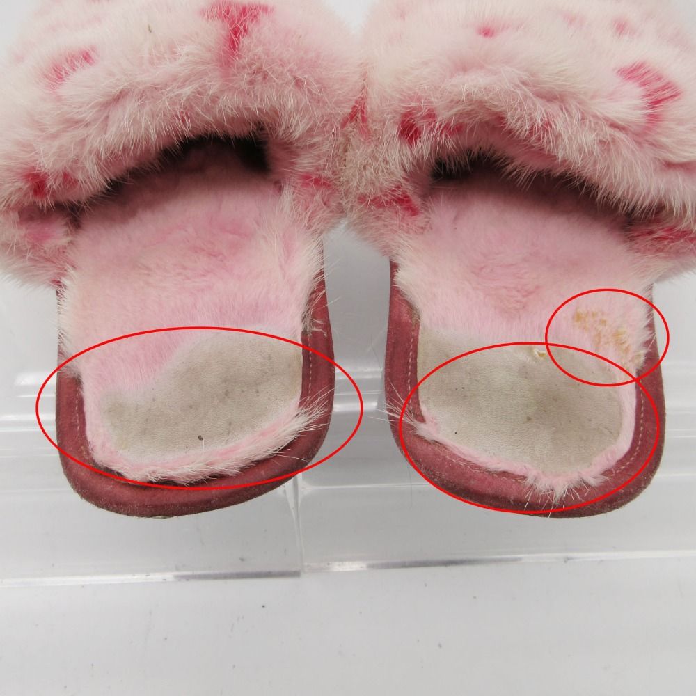 Louis Vuitton Mule LV Suit Line Slippers Monogram Shoes Mink Pink — view 7