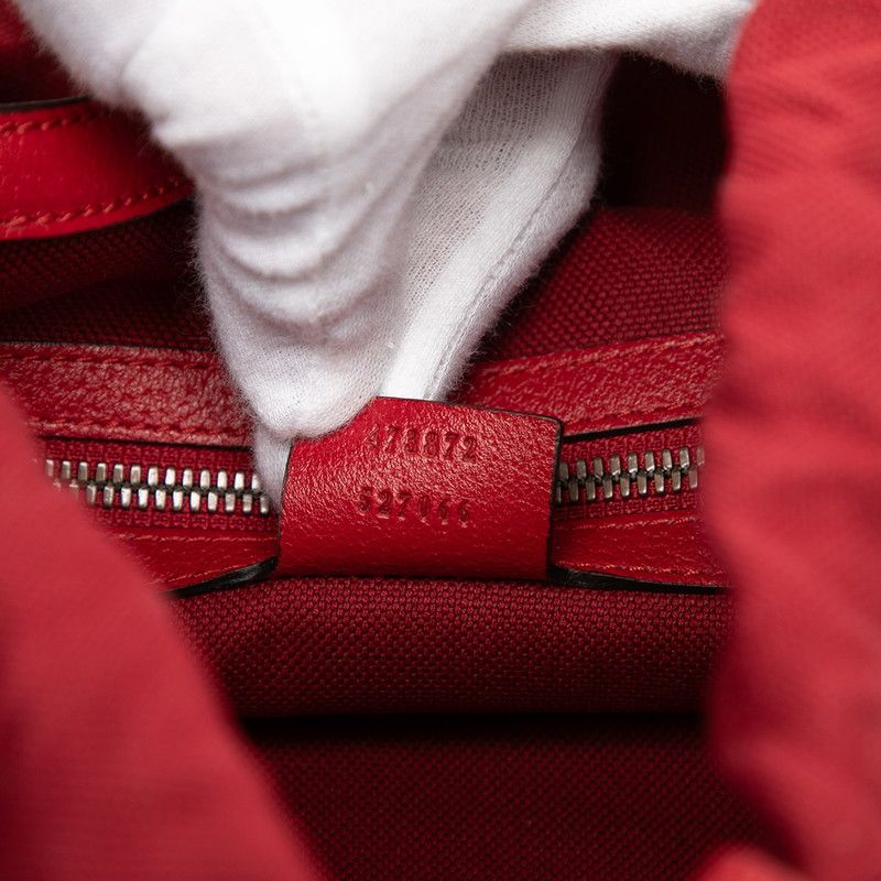 Gucci Lost Ring Backpack Red White Blue Canvas — view 7