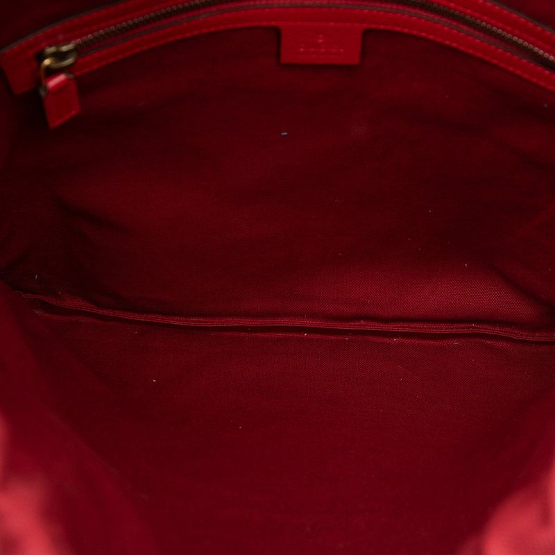 Gucci Lost Ring Backpack Red White Blue Canvas — view 5