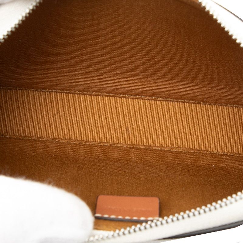Celine Triomphe Horizontal Pouch Crossbody Shoulder Bag Brown Multicolor Leather — view 5