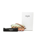 Celine Triomphe Horizontal Pouch Crossbody Shoulder Bag Brown Multicolor Leather — view 7
