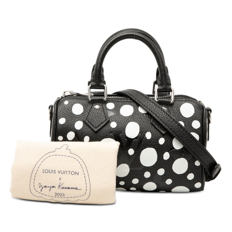 Louis Vuitton Yayoi Kusama Monogram Empreinte Nano Speedy Dot 2-Way Shoulder Bag — view 6