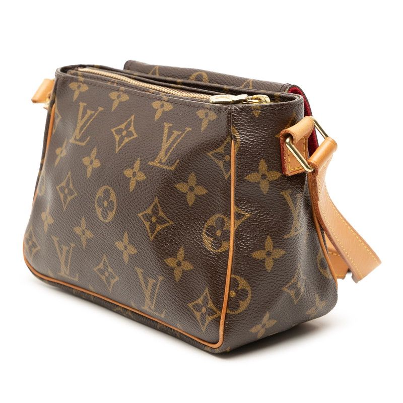 Louis Vuitton Monogram Viva Cite PM Crossbody Shoulder Bag Brown Leather — view 2