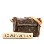 Louis Vuitton Monogram Viva Cite PM Crossbody Shoulder Bag Brown Leather — view 7