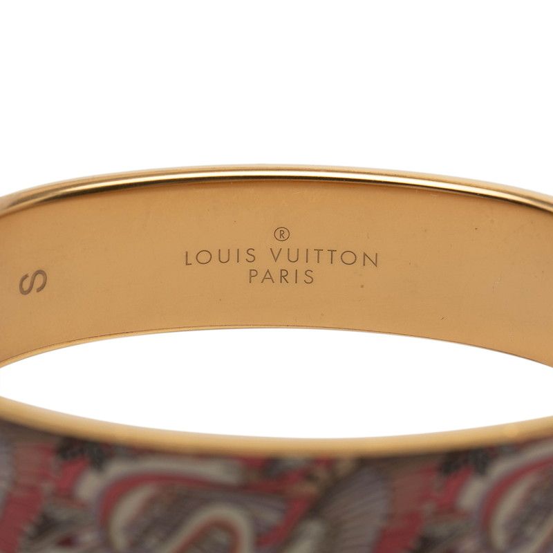 Louis Vuitton Bracelet Bangle LV Confidential PM S Gold Multicolor Plated — view 5