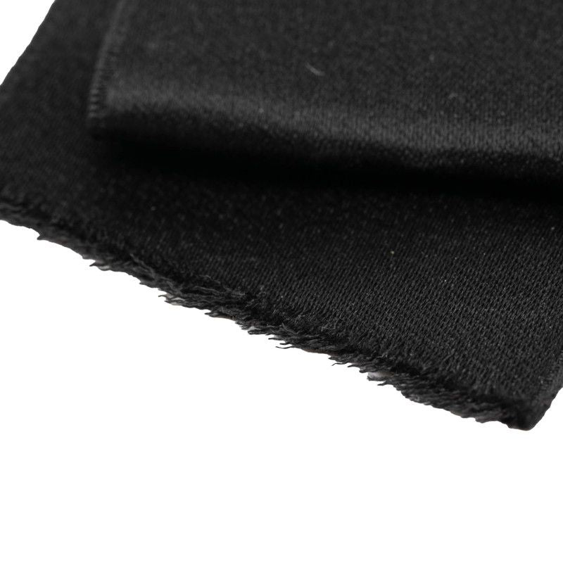 Chanel Camellia Ribbon Brooch Black White Metal Textile — view 4