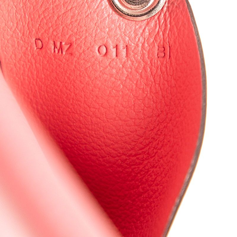 Hermes Calvi Card Case Rose Azalea Pink Evercolor — view 5