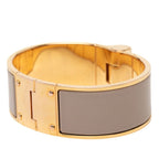 Hermes Charnier GM Bangle Bracelet Gold Beige Plated — view 2
