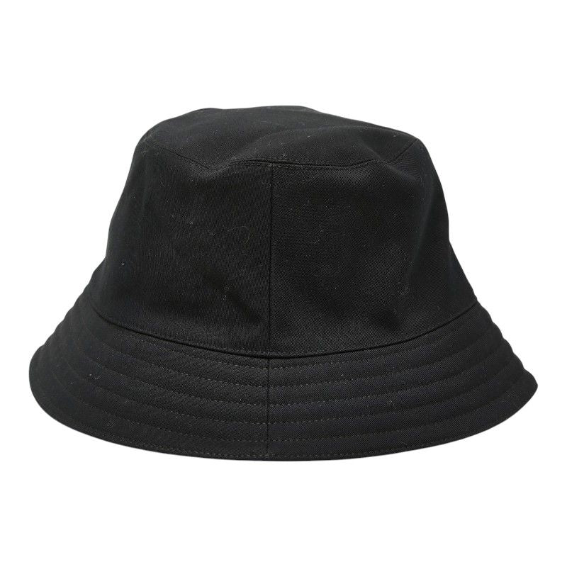 Hermes Hapa-h Series Bucket Hat 58 Black Cotton Rayon Silk — view 3