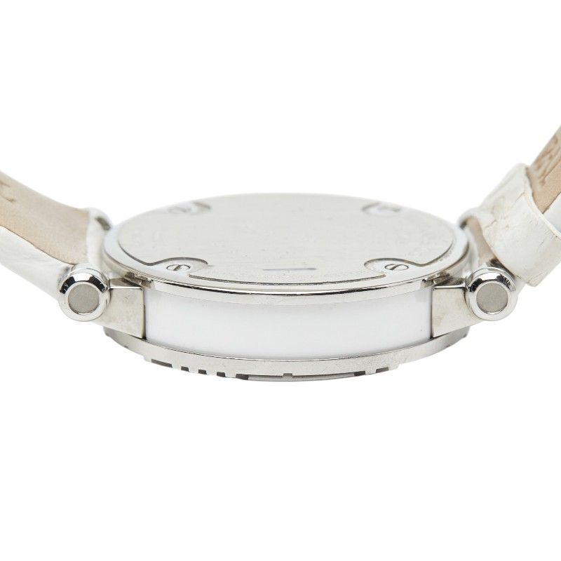 Tiffany & Co Atlas Dome Watch Silver White Stainless Steel Leather — view 8