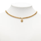 Dior CD Logo Chain Necklace Gold Plated — view 6