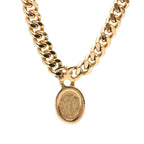 Dior CD Logo Chain Necklace Gold Plated — view 2