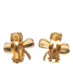 Chanel CC Logo Crowbar Motif Earrings Gold Plated — view 2
