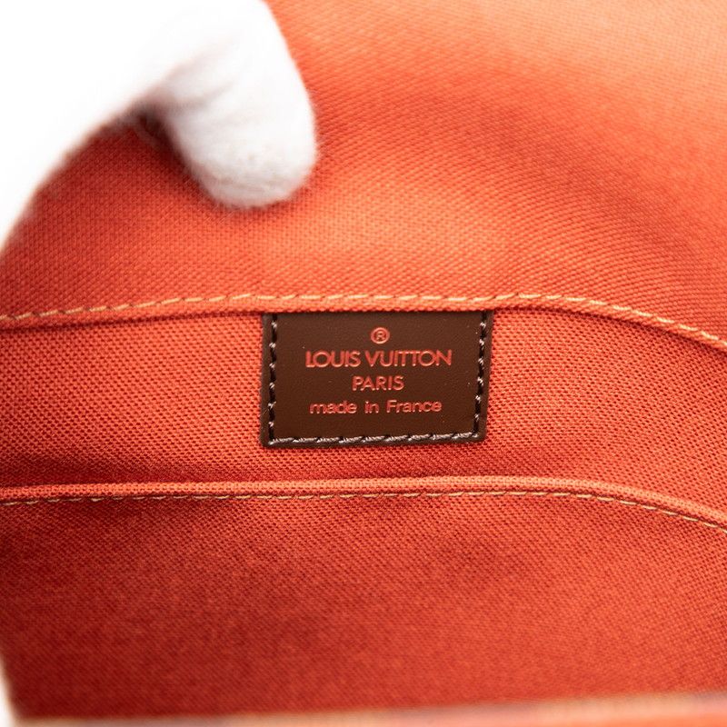 Louis Vuitton Damier Bastille Crossbody Shoulder Bag Brown Leather — view 5