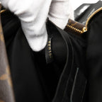 Louis Vuitton Monogram Palm Springs PM Backpack Brown Black Leather — view 6