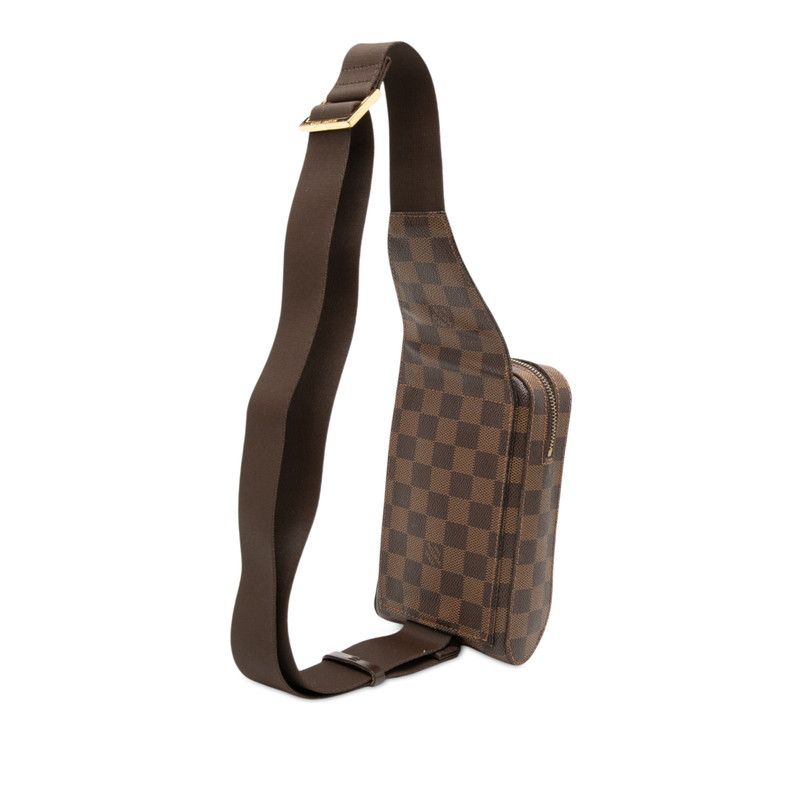 Louis Vuitton Damier Geronimos Belt Bag Brown Leather — view 2