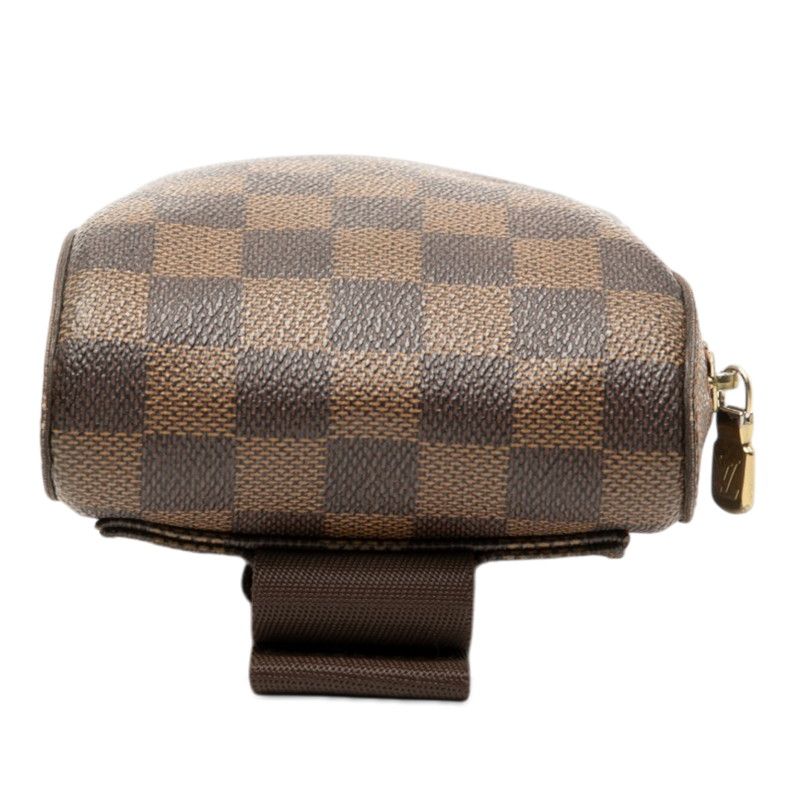 Louis Vuitton Damier Geronimos Belt Bag Brown Leather — view 3
