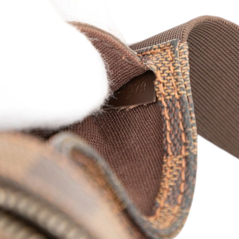 Louis Vuitton Damier Geronimos Belt Bag Brown Leather — view 6