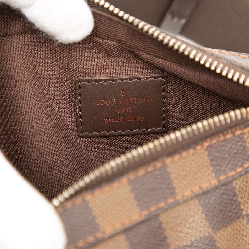 Louis Vuitton Damier Geronimos Belt Bag Brown Leather — view 5