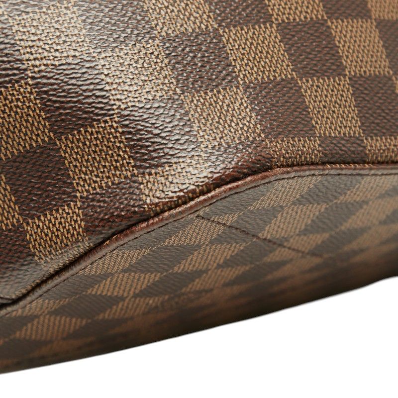 Louis Vuitton Damier Sienna MM 2-Way Shoulder Bag Brown Leather — view 4