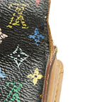 Louis Vuitton Monogram Multicolor Portefeuille Sarah Wallet Noir Black Leather — view 6