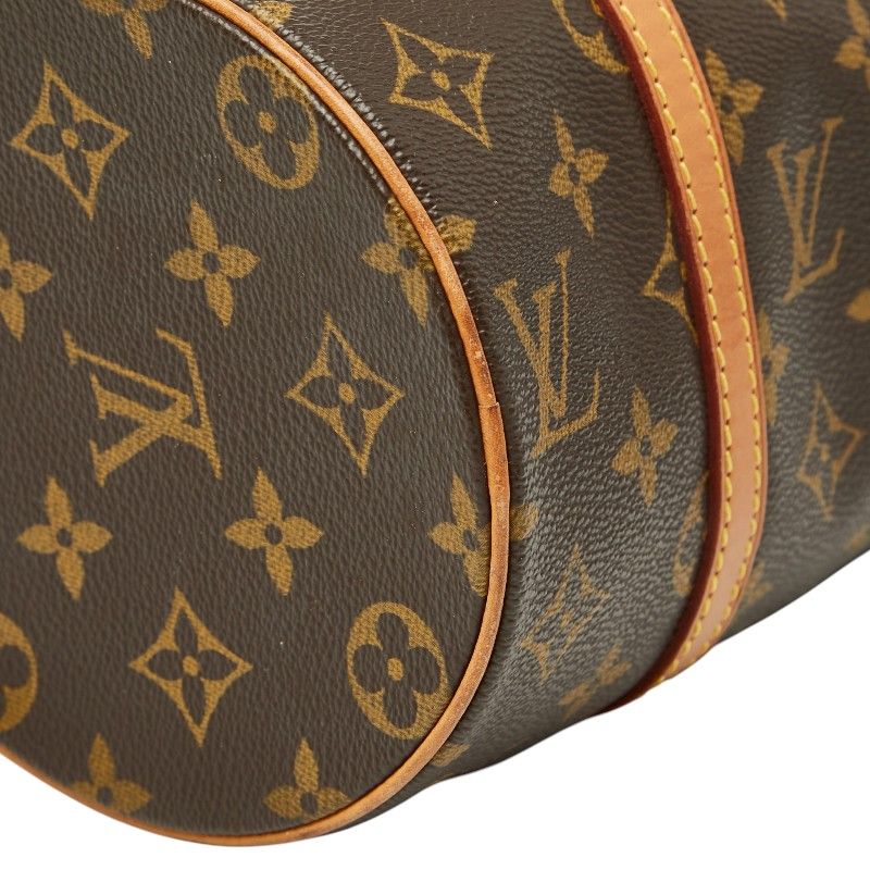 Louis Vuitton Monogram Papillon 26 Handbag Brown Leather — view 5