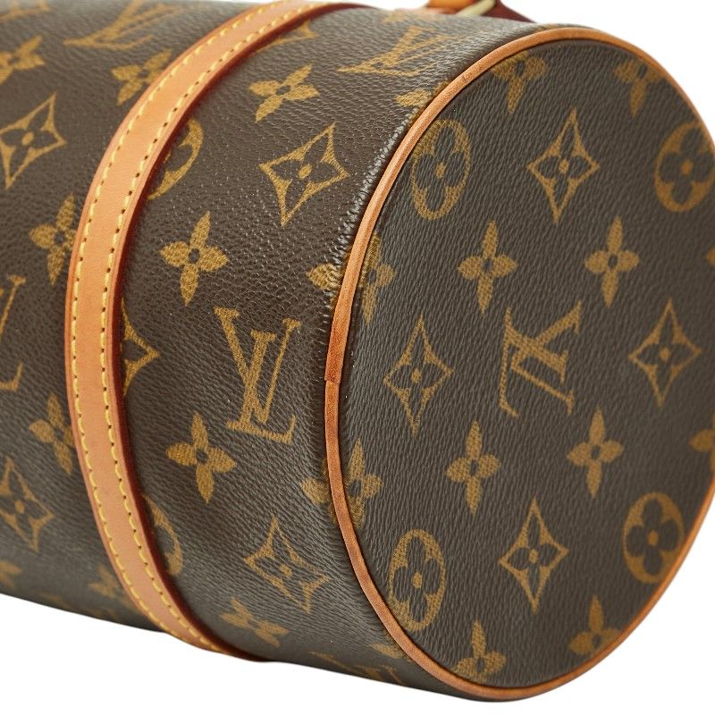 Louis Vuitton Monogram Papillon 26 Handbag Brown Leather — view 4