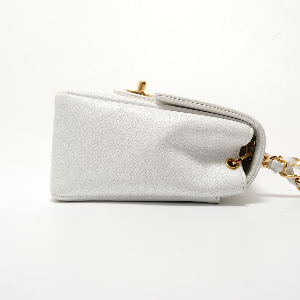 Chanel Shoulder Bag Caviar Leather Mademoiselle — view 4