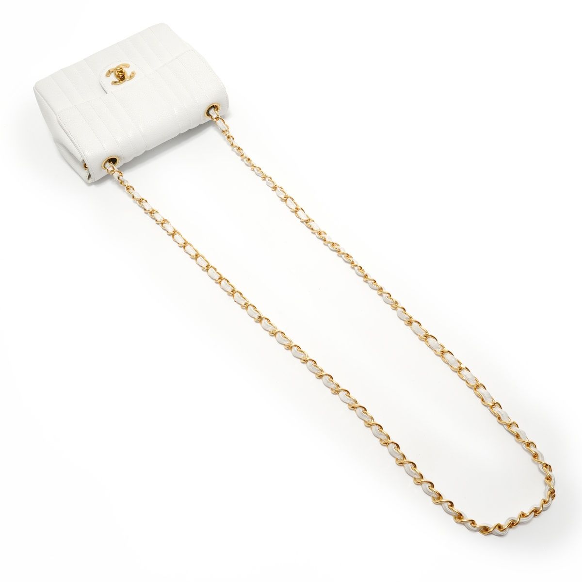 Chanel Shoulder Bag Caviar Leather Mademoiselle — view 8