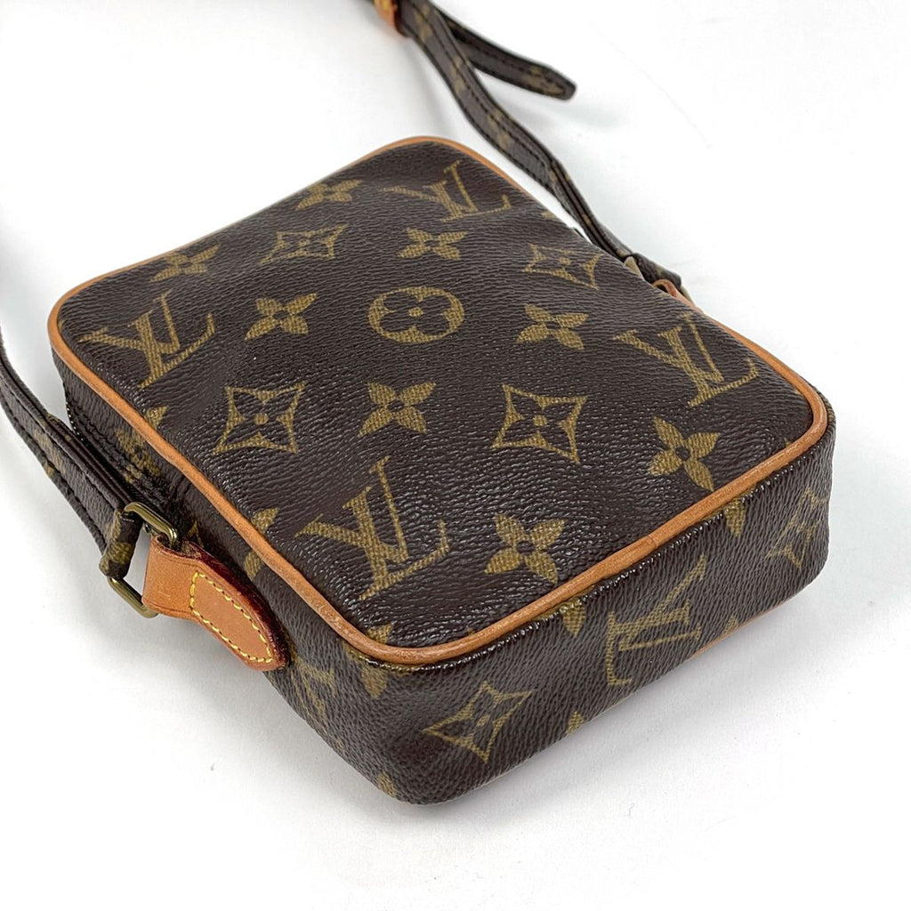Louis Vuitton Mini Danube Crossbody Shoulder Bag Monogram Brown — view 2