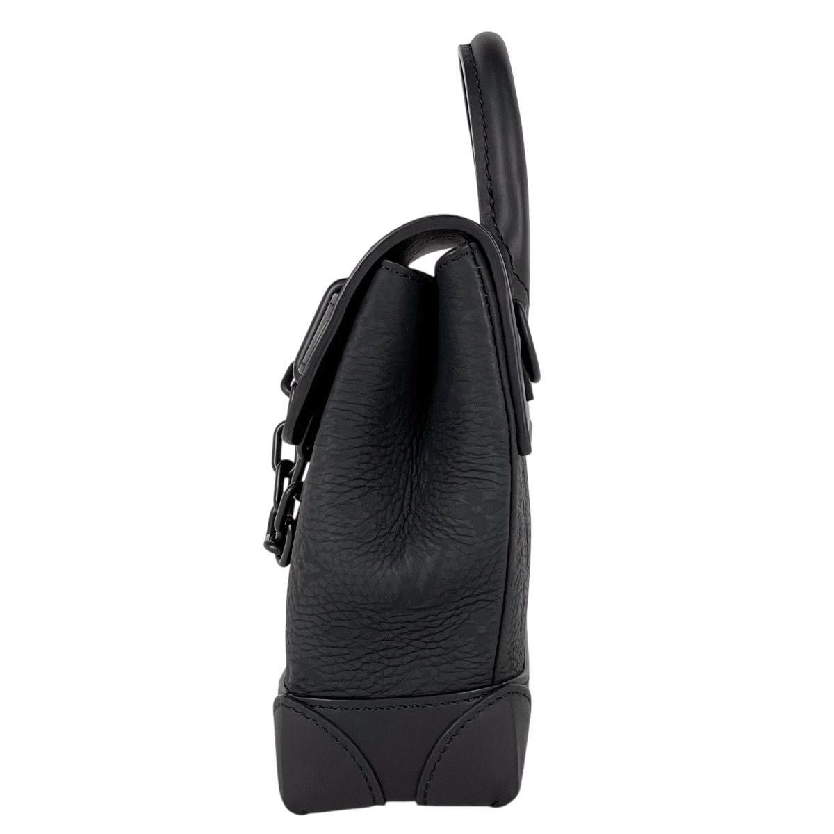 Louis Vuitton Steamer PM Handbag Monogram Black — view 2