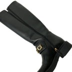 Gucci Long Boots 36 Black Logo Leather — view 5