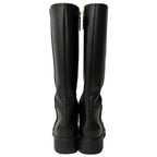 Gucci Long Boots 36 Black Logo Leather — view 3