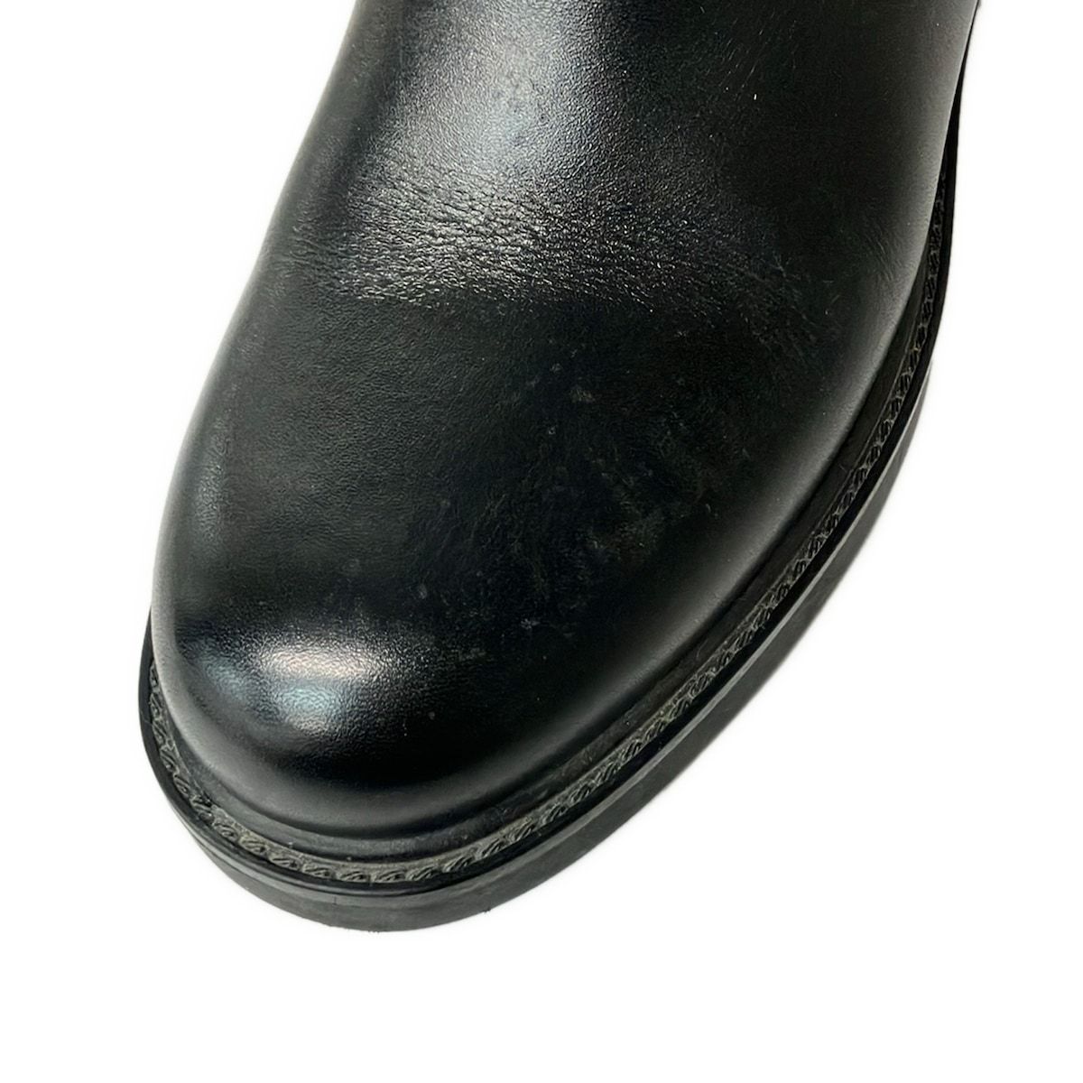 Gucci Long Boots 36 Black Logo Leather — view 9